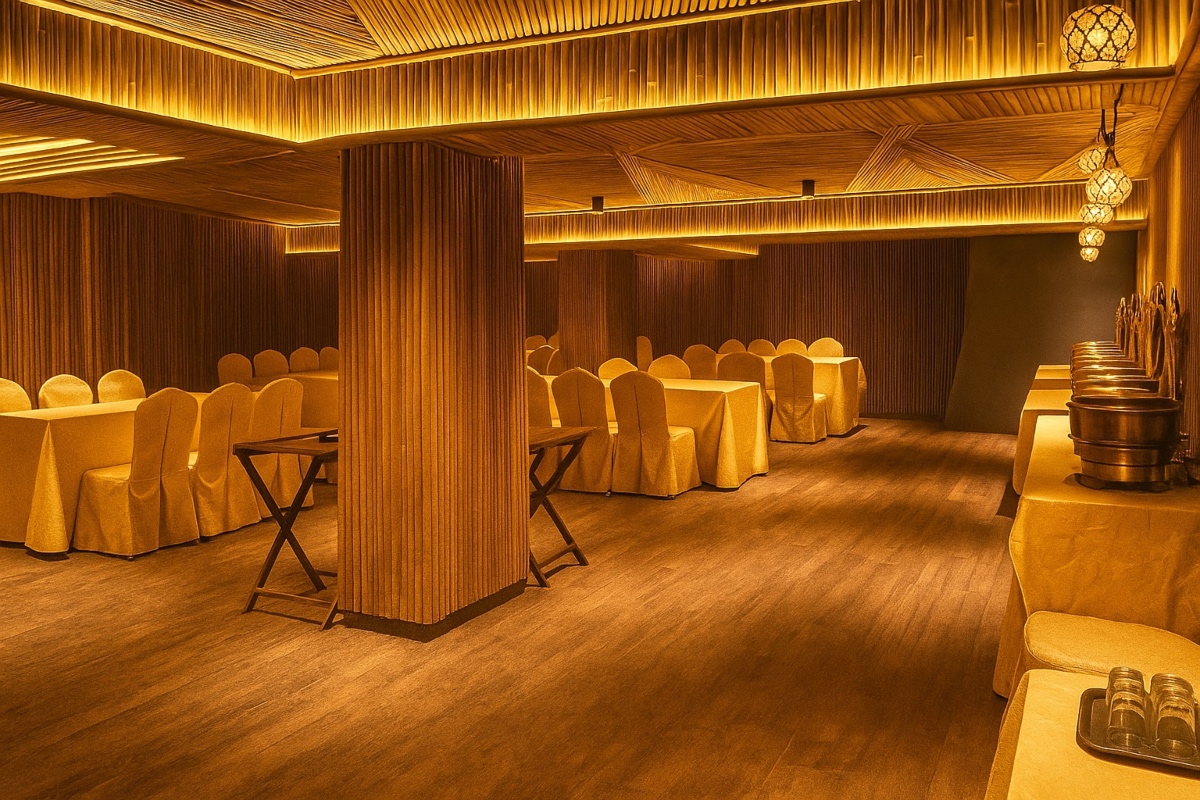 Complimentary breakfast spread at EllBee Mussoorie Hills